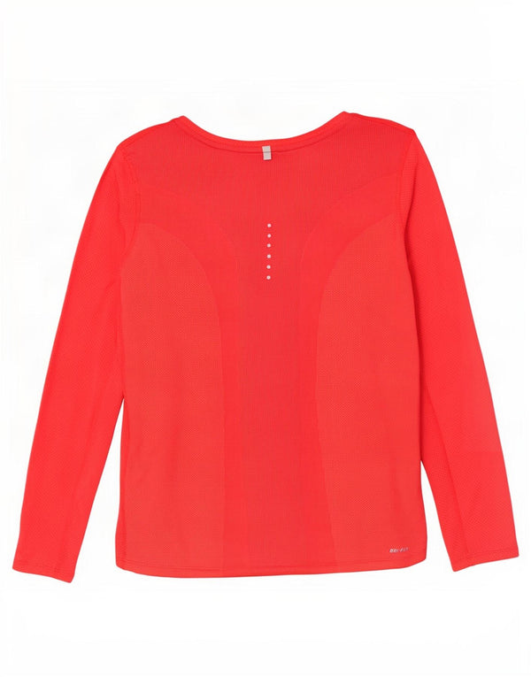 Nike ženska majica s dugim rukavima Dri Fit UK 16 velika crvena