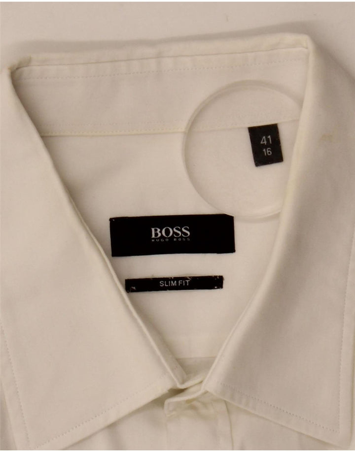 Hugo Boss muška uska košulja velika bijela