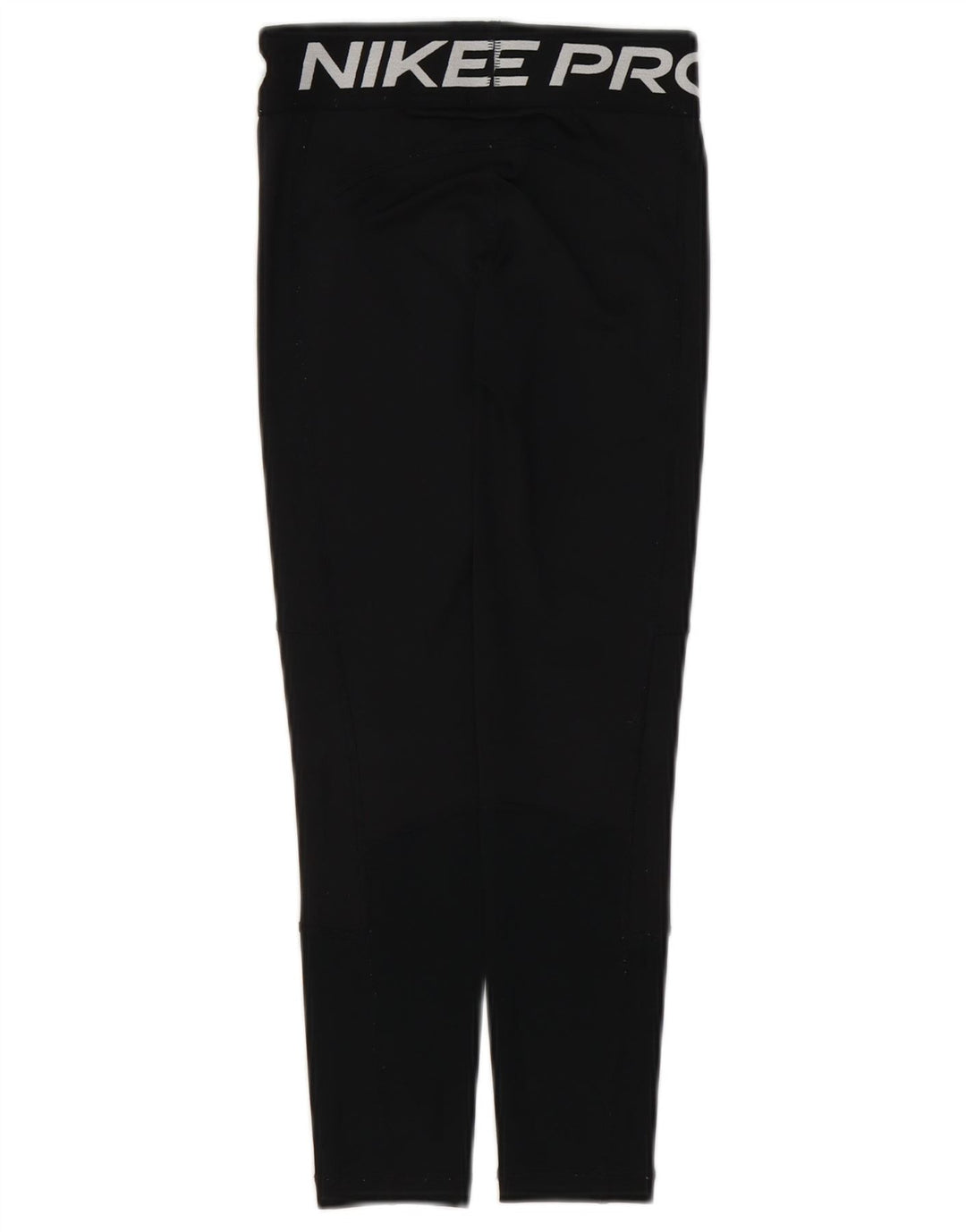 NIKE Girls Dri Fit Graphic Leggings 6-7 Years XS Black