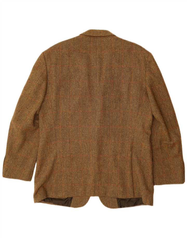 HUGO BOSS Muška jakna sa 2 gumba EU 56 3XL smeđa karirana nova vuna