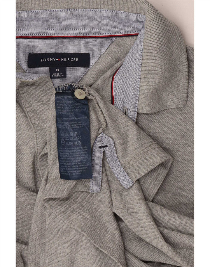 Tommy Hilfiger muška polo majica srednje sivi pamuk