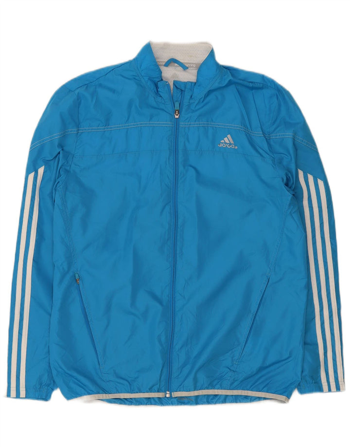 Adidas muška trenirka gornja jakna srednje plavi poliester