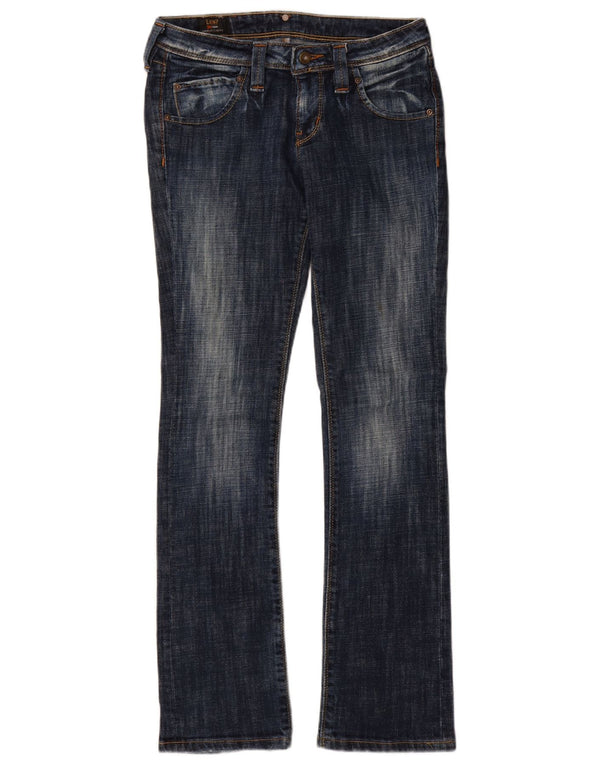 LEE Ženske traperice niskog struka W29 L33 tamnoplavi pamuk