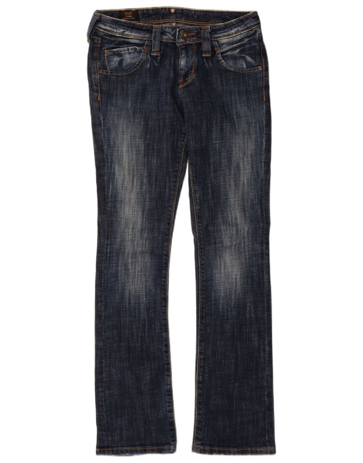 LEE Ženske traperice niskog struka W29 L33 tamnoplavi pamuk