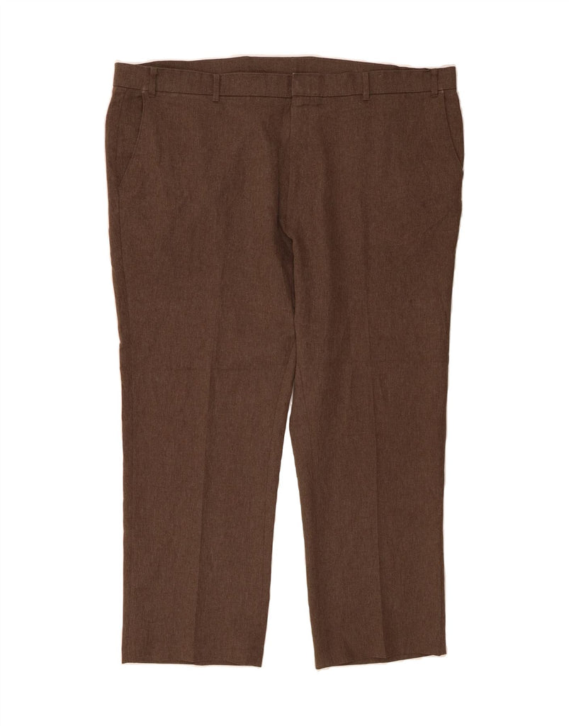 LEVI'S Mens Straight Chino Trousers W48 L30 Brown Polyester Vintage Levi's and Second-Hand Levi's from Messina Hembry 