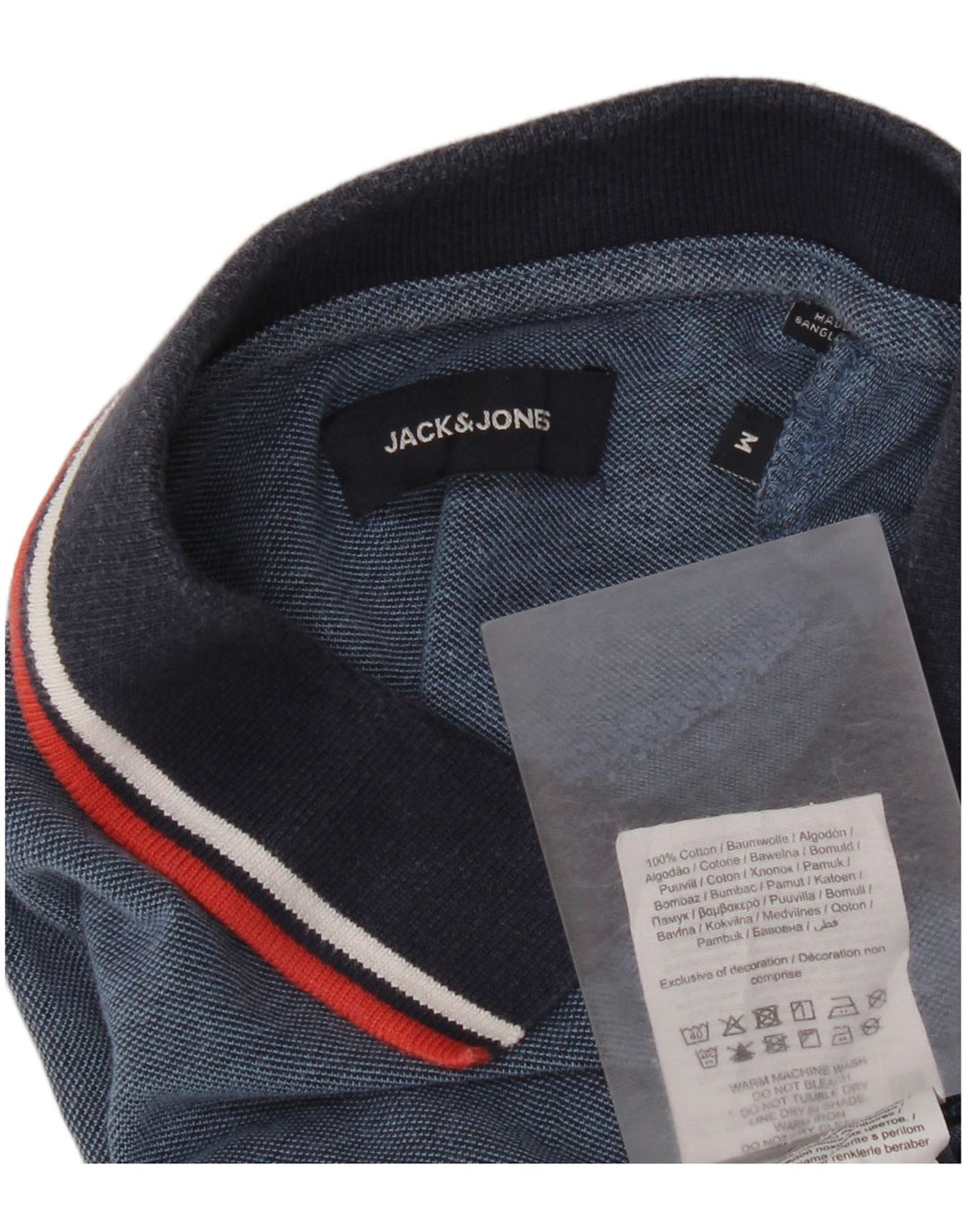 Jack & Jones muška polo majica srednje plave boje, pamuk