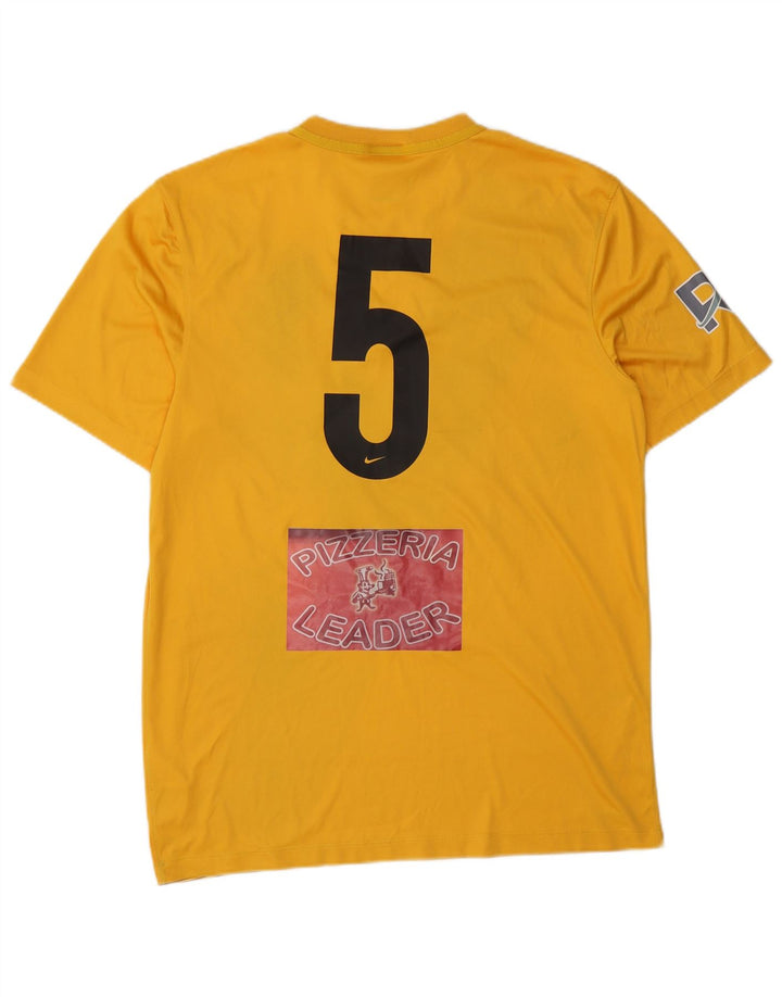 Nike Dri Fit Graphic T-Shirt majica srednje žute boje, poliester