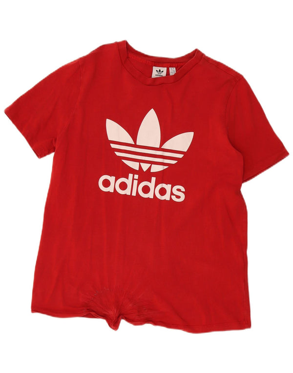 Adidas ženska majica kratkih rukava s grafičkim motivima UK 18 XL, crveni pamuk