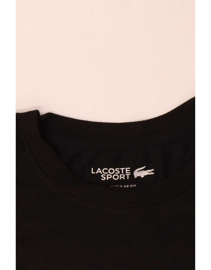 Lacoste muška velika majica kratkih rukava Regular Fit Large Black Pamuk