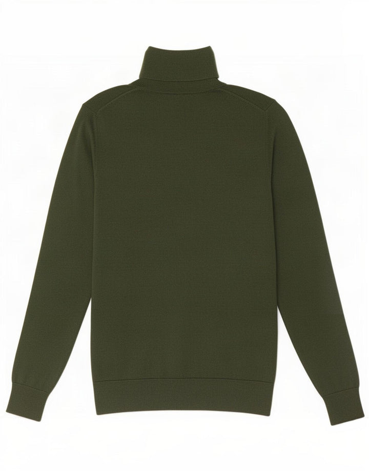 Massimo Dutti ženski pulover s rol izrezom UK 12 Srednje zelena svila