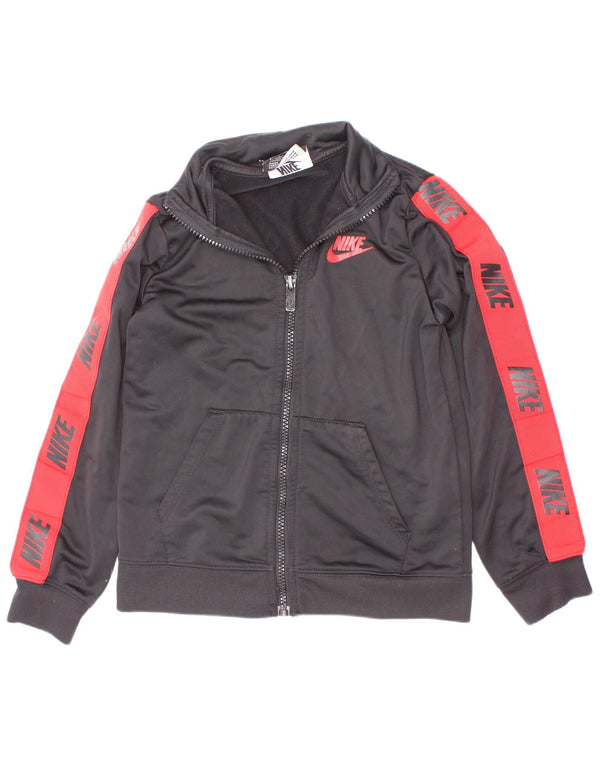 Nike Boys Graphic Trenirka Gornja jakna 6-7 Years Large Black Colourblock