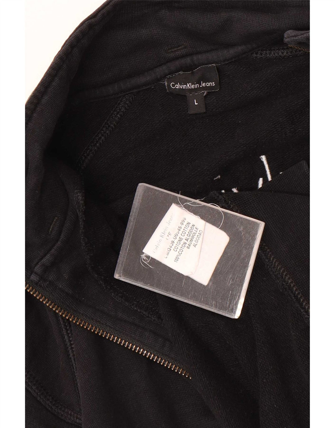 Velika crna muška trenirka s grafičkim motivima Calvin Klein Jeans