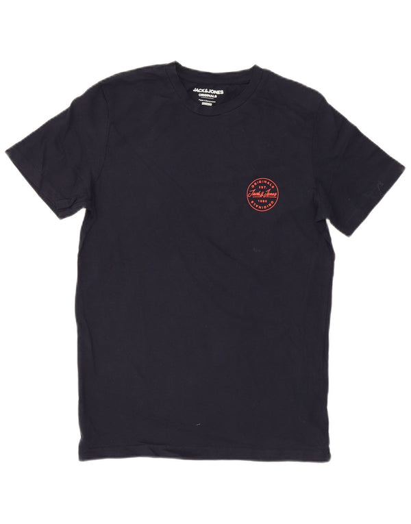 Jack & Jones, mali tamnoplavi pamuk, muška majica standardnog kroja