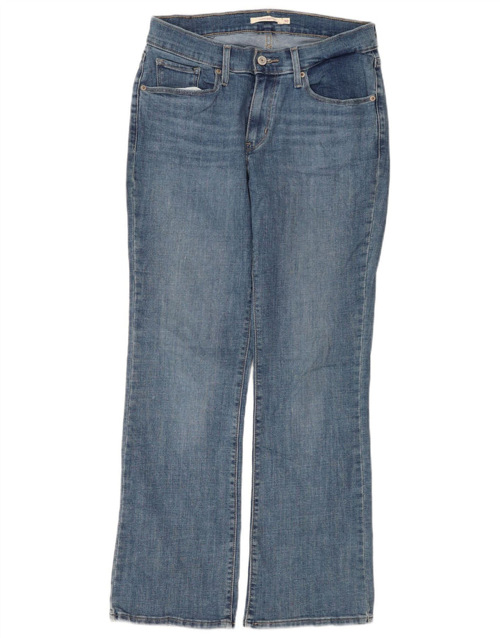 Levi's ženske traperice s curvy bootcut W30 L30 plavi pamuk