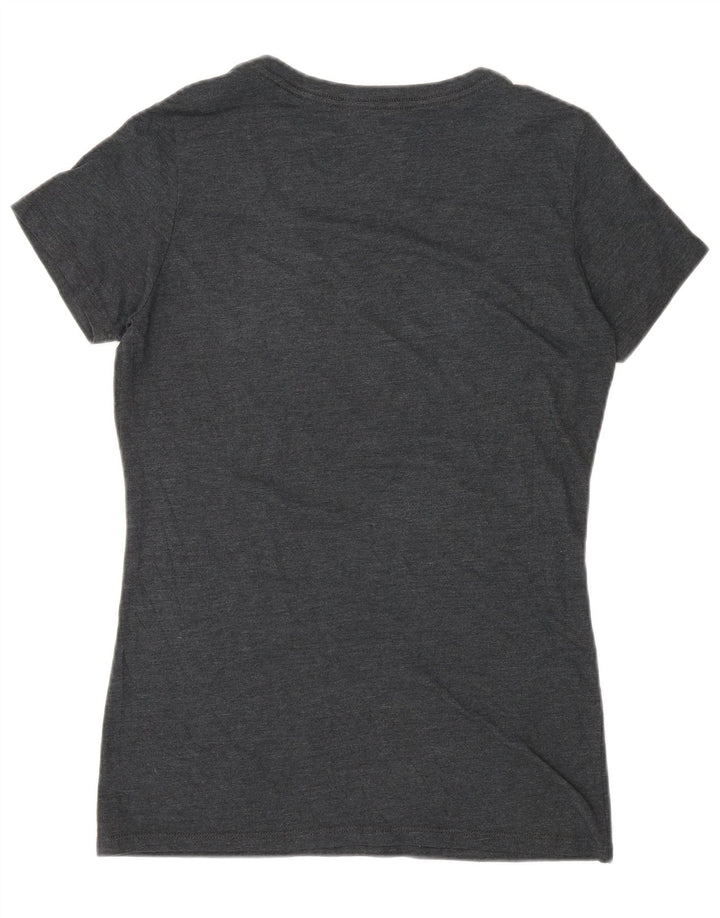 NIKE Womens Coupe Ajustee Slim Fit T-Shirt Top UK 12 Medium Grey Polyester Vintage Nike and Second-Hand Nike from Messina Hembry 