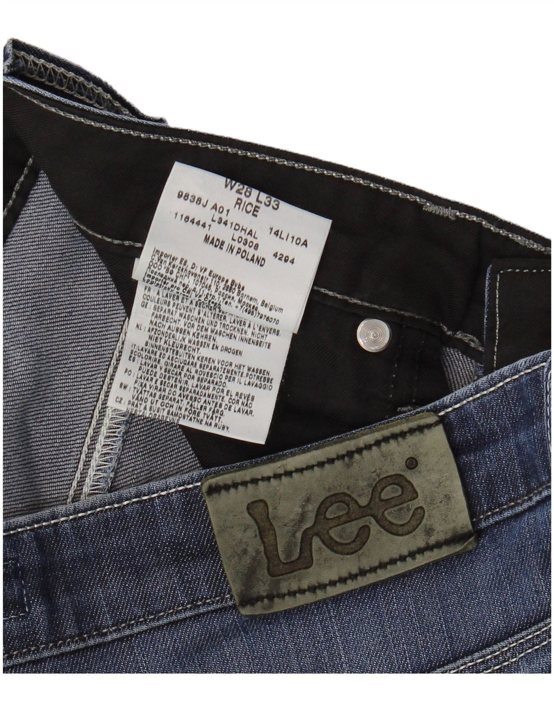 Lee ženske traperice Rice Bootcut W28 L27 plavi pamuk