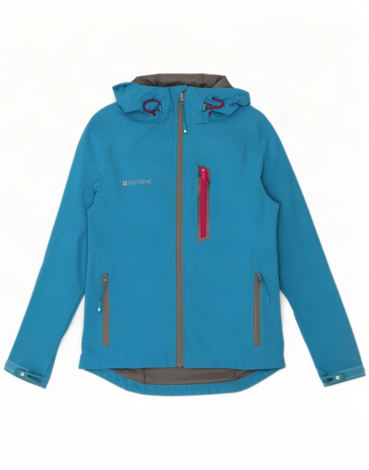 Mountain Warehouse ženska vjetrovka s kapuljačom UK 8 Small Blue