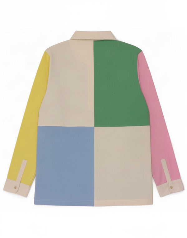 Joules ženska polo majica za ragbi UK 14 velikih raznobojnih blokova boja