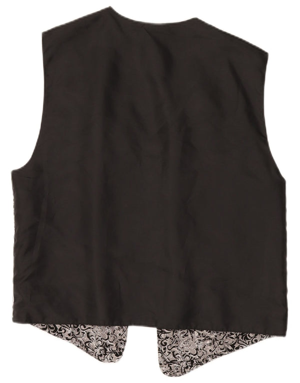 Vintage ženski prsluk UK 18 XL Višebojni patchwork poliester