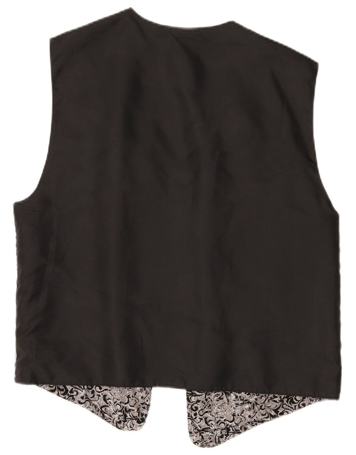 Vintage ženski prsluk UK 18 XL Višebojni patchwork poliester