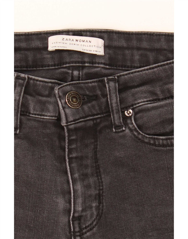 Zara ženske lepršave traperice EU 34 2XS W24 L31 sive