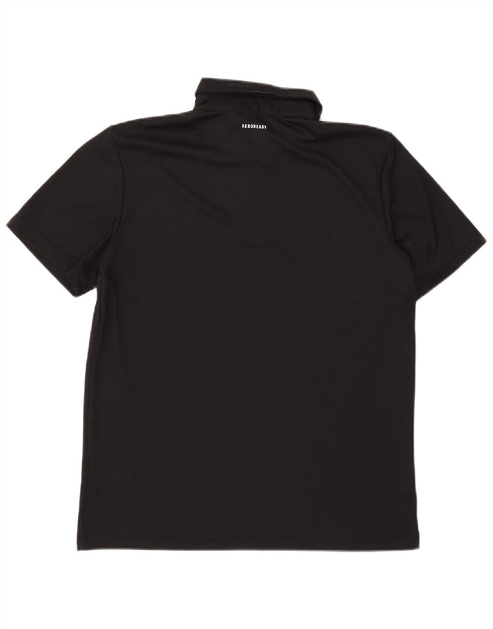 Adidas muška Aeroready polo majica srednje crne boje od poliestera