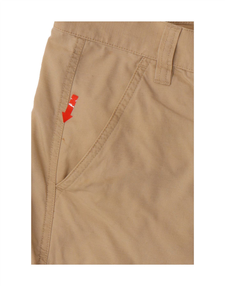 PROJECT Womens Cargo Shorts IT 46 W32 Beige Cotton Vintage Project and Second-Hand Project from Messina Hembry 