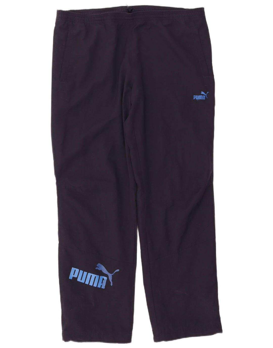 Puma muške hlače od trenirke Graphic Large Navy Blue od poliestera