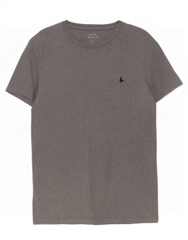 Jack Wills Muška majica kratkih rukava Mala Siva Flecked