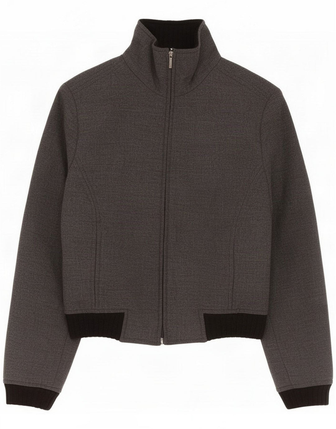 Trussardi Jeans ženska bomber jakna IT 42 Medium Grey Colourblock