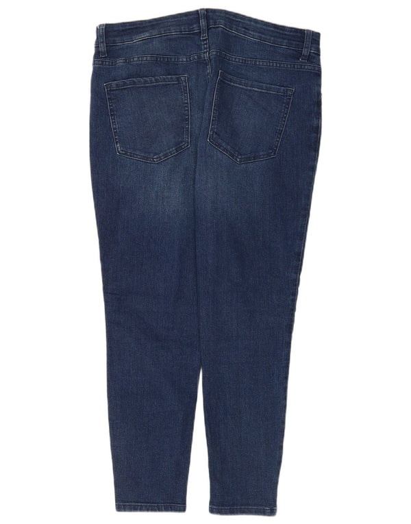 Marks & Spencer Ženske The Ivy Skinny Jeans UK 16 Large W34 L25 Plavi pamuk