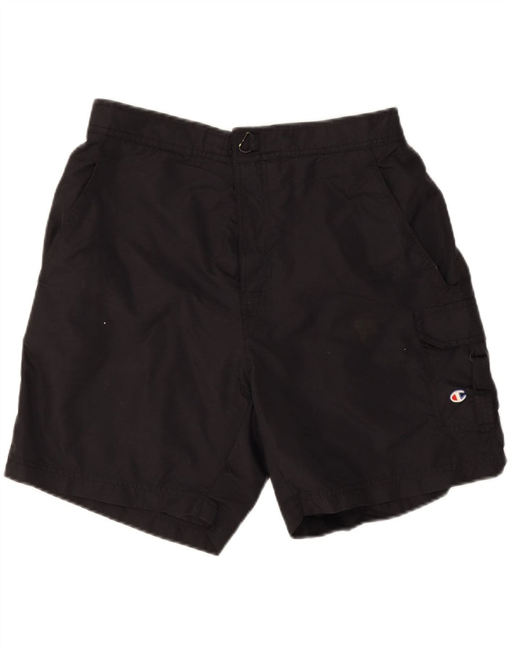 CHAMPION Mens Cargo Shorts Large W32  Black Vintage Champion and Second-Hand Champion from Messina Hembry 