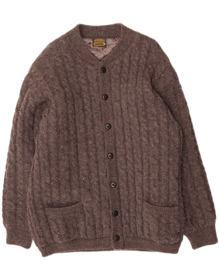 Jockey muška pletena bomber jakna IT 54 2XL siva vuna