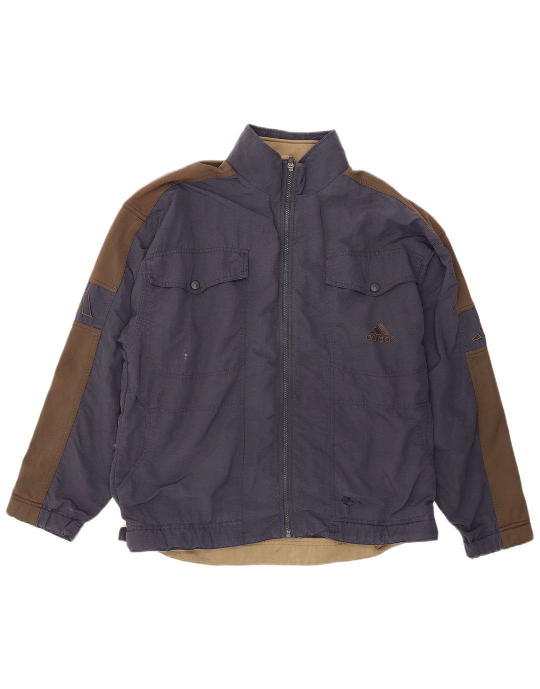 Adidas muška bomber jakna UK 40/42 Srednje tamnoplava poliesterska boja
