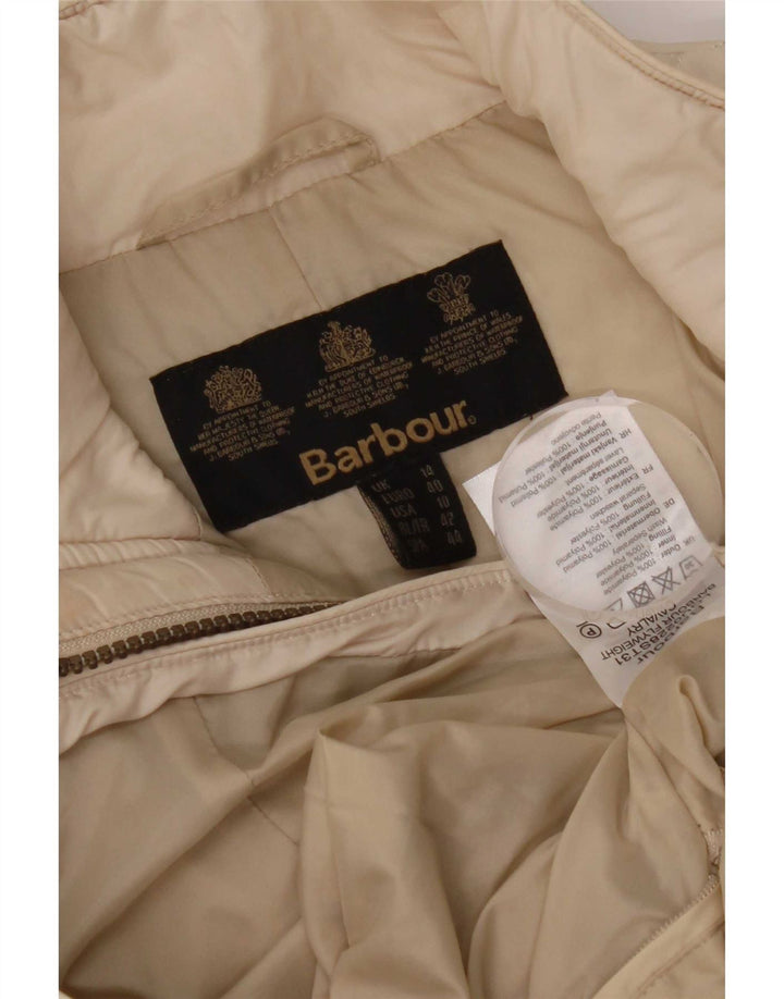 Barbour ženska prošivena jakna UK 14 Large Beige Nylon