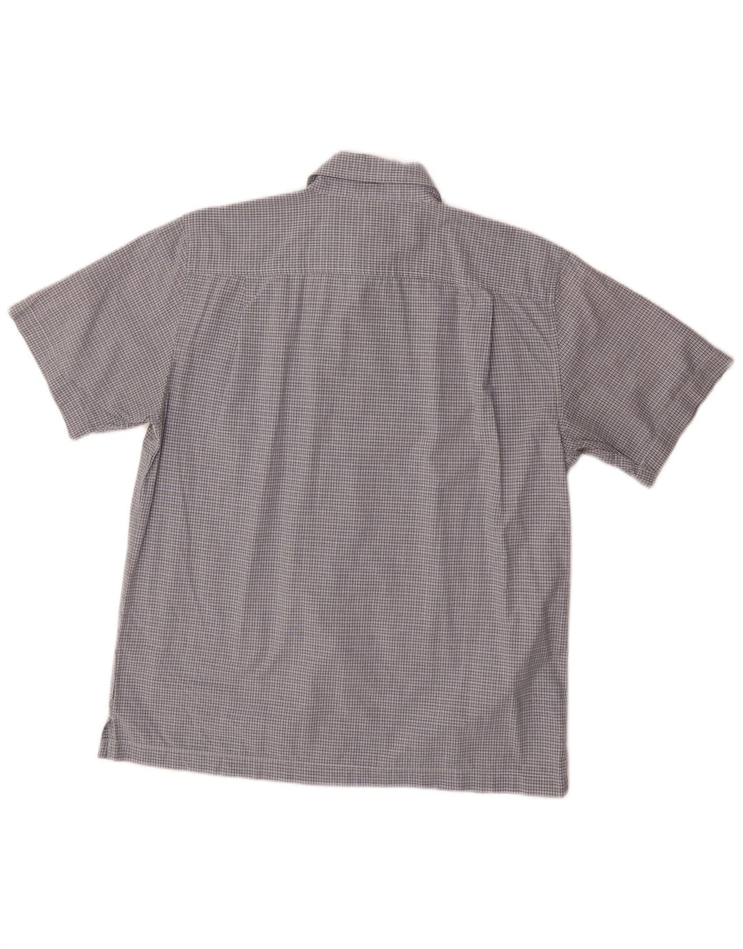 DOCKERS Muška košulja kratkih rukava Srednje plavi karirani pamuk