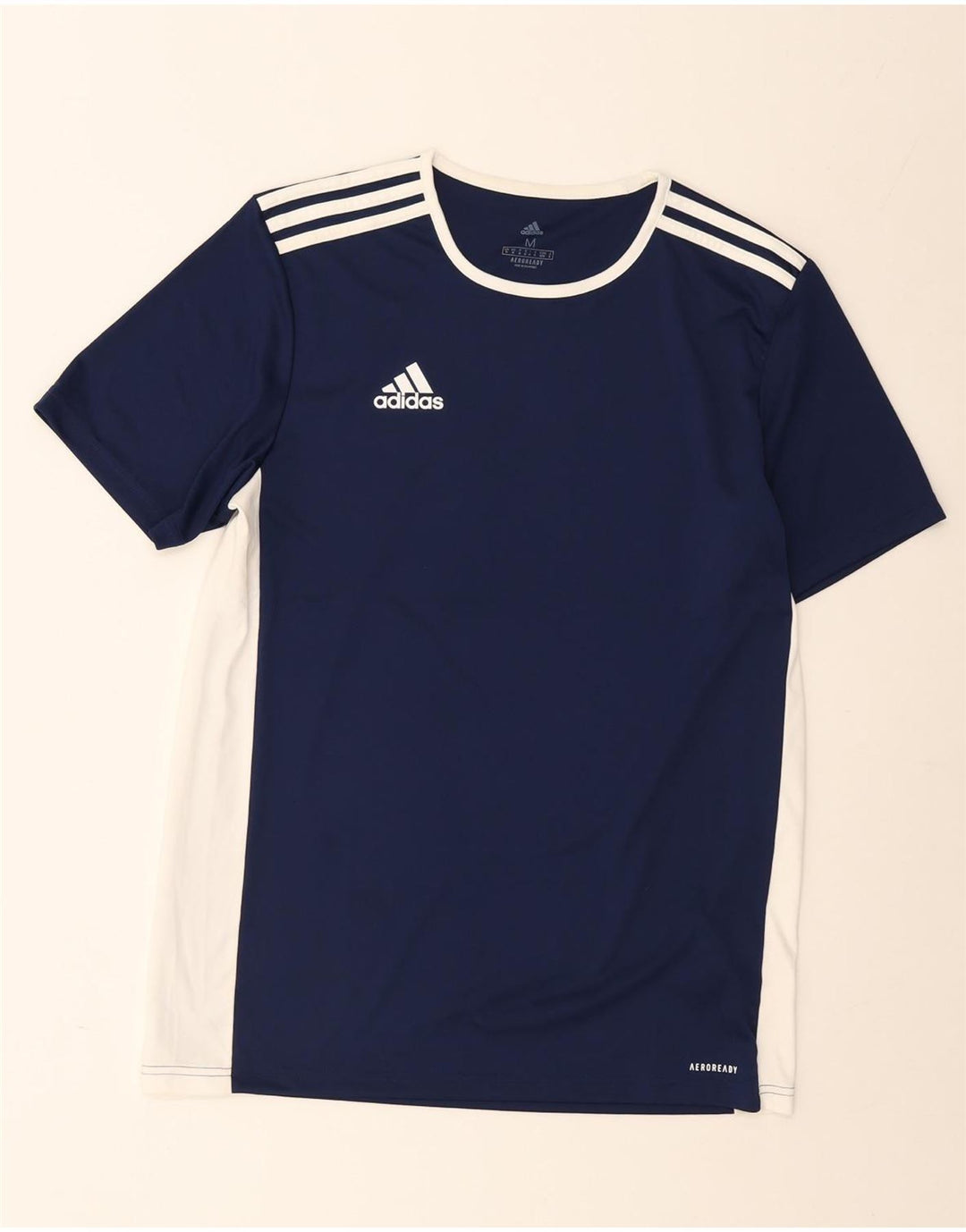 Adidas muška Aeroready majica kratkih rukava Srednja tamnoplava poliesterska boja