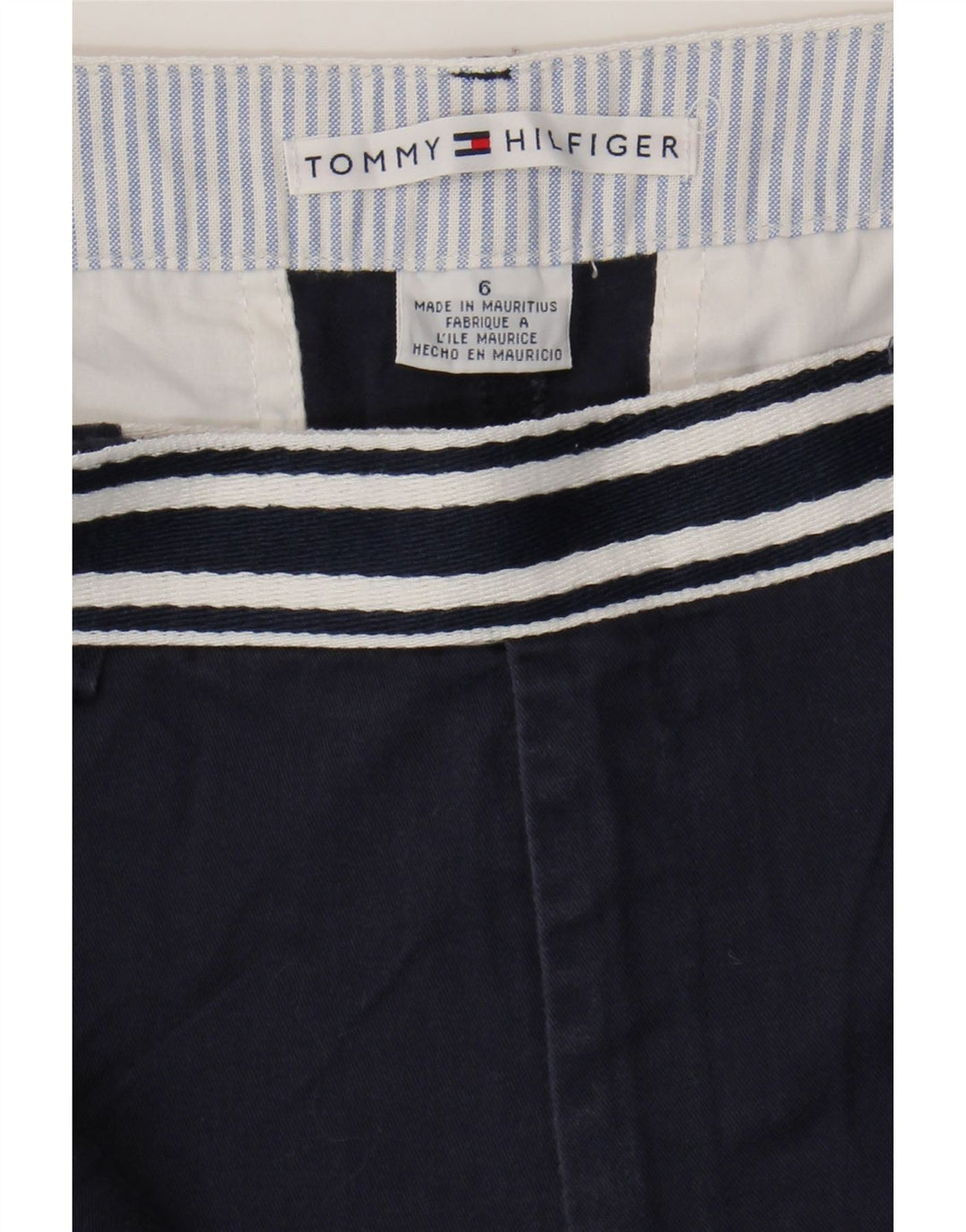 TOMMY HILFIGER Ženske chino kratke hlače US 6 srednje W30 tamnoplave