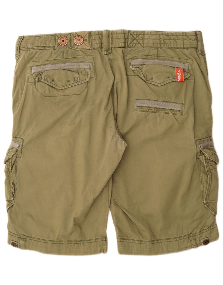 Superdry muške kargo kratke hlače 2XL W40 Kaki pamuk