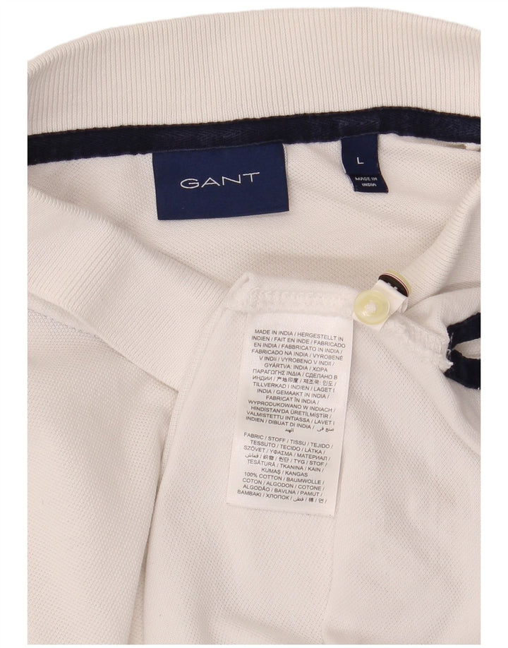 Gant muška polo majica velika bijela pamučna