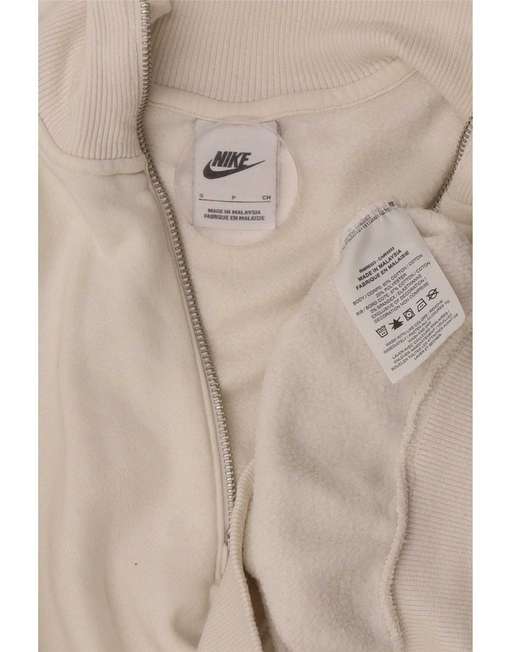 Nike Ženska velika majica s kratkim izrezom i kratkim izrezom UK 10 Mala bijela