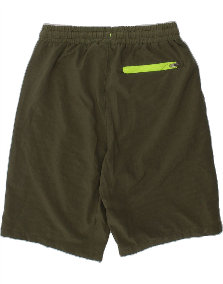 EDDIE BAUER Boys Sport Shorts 10-11 Years Medium  Green Polyester Vintage Eddie Bauer and Second-Hand Eddie Bauer from Messina Hembry 