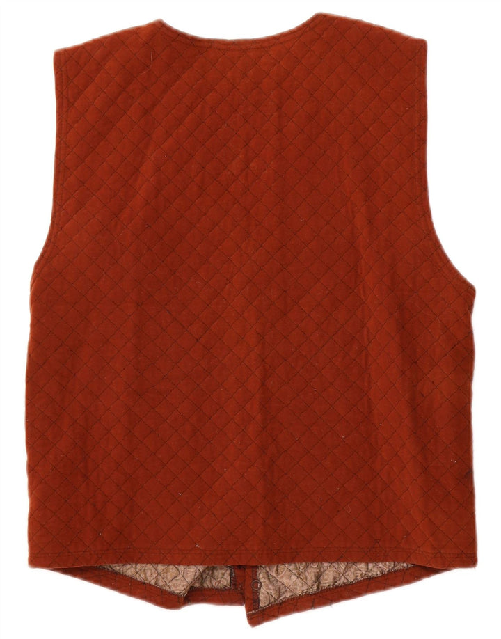 Vintage muški prsluk mali smeđi