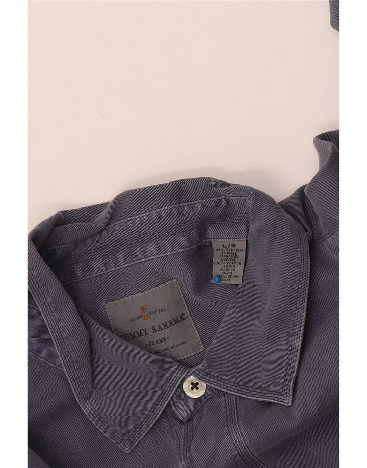 Tommy Bahama muška košulja velika tamnoplava pamuk