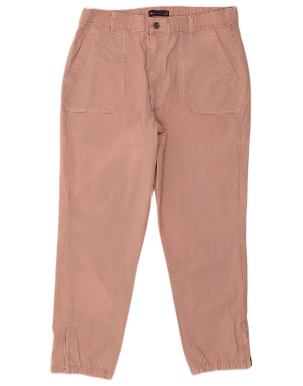 Marks & Spencer ženske joggers chino hlače UK 16 Large W36 L26 Pink