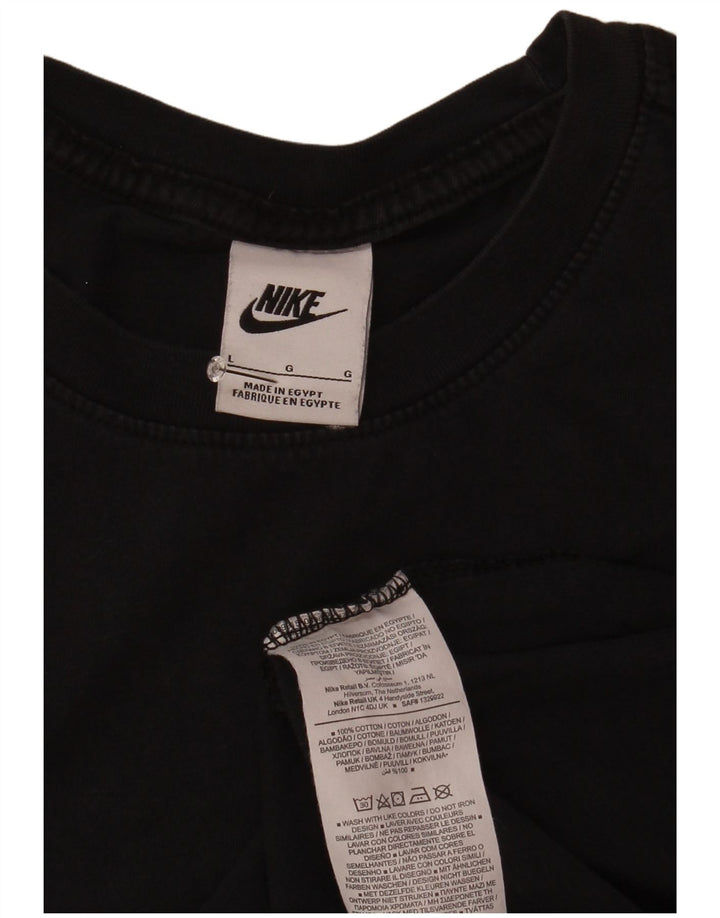 Nike Muška majica kratkih rukava Velika crna pamučna majica