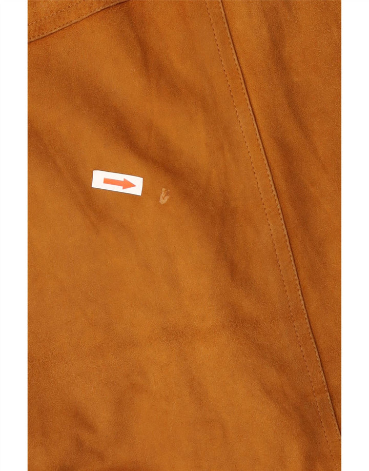 VINTAGE muška bomber jakna od brušene kože UK 42 XL bež