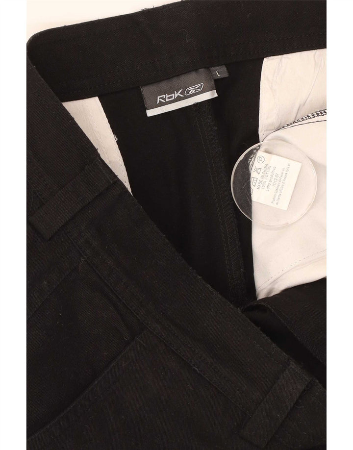 Reebok Muške Cargo kratke hlače Large W34 crni pamuk