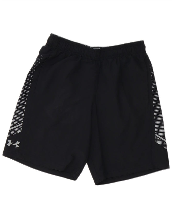 Under Armour Sportske kratke hlače za dječake 11-12 godina, veliki crni poliester