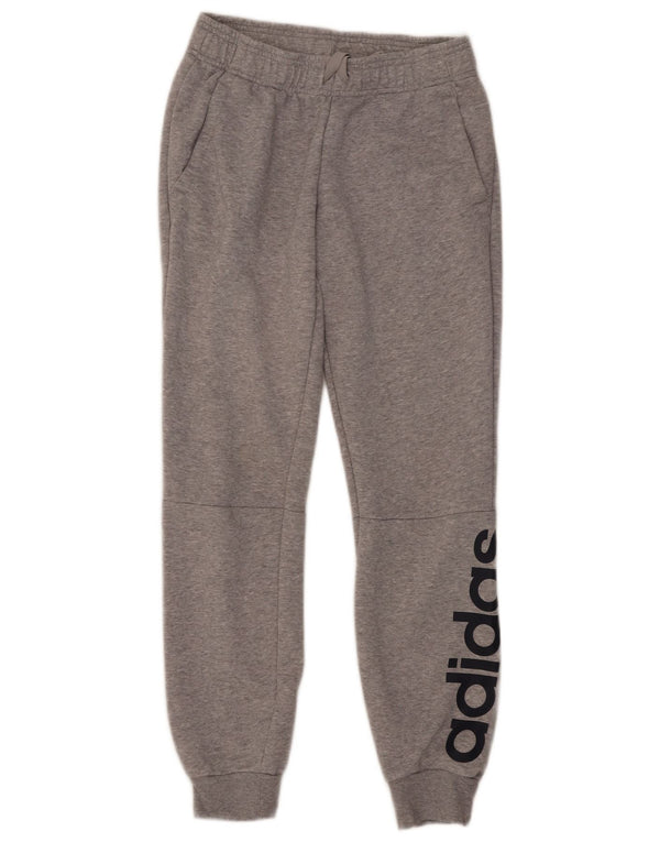 Adidas ženske hlače za trenirku s grafičkim motivima Joggers UK 8/10 Male sive fleke